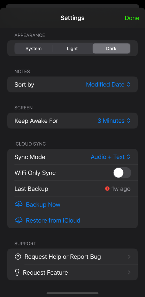 Performance Mode